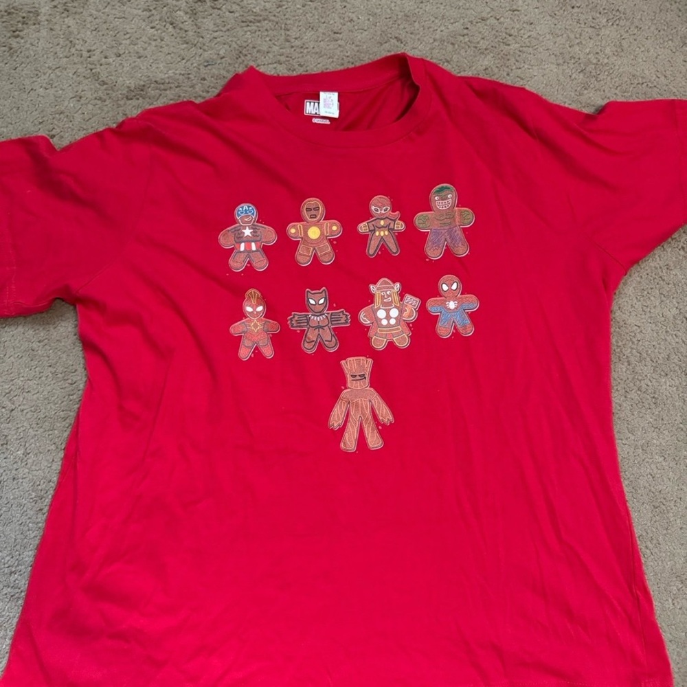 Marvel Gingerbread Tee